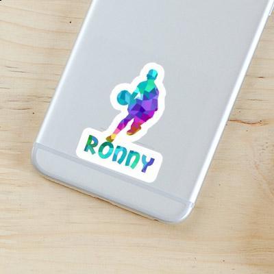 Ronny Sticker Basketball Player Notebook Ronny Sticker Basketball Player Notebook Image