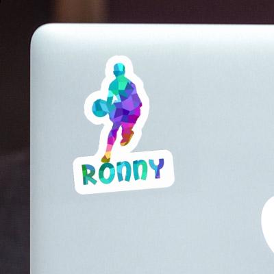 Ronny Sticker Basketball Player Notebook Ronny Sticker Basketball Player Gift package Image