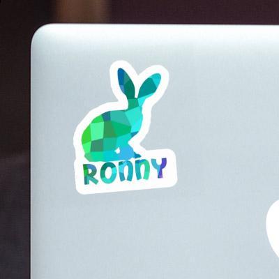 Rabbit Sticker Ronny Laptop Image