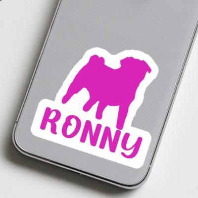 Sticker Ronny Pug Notebook Sticker Ronny Pug Gift package Image