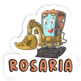 Sticker Kleiner Bagger Rosaria Image