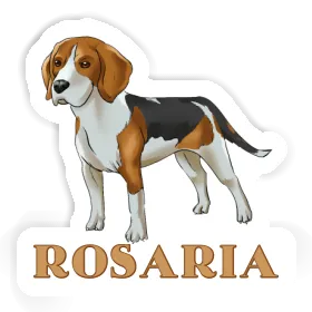 Beagle Sticker Rosaria Image