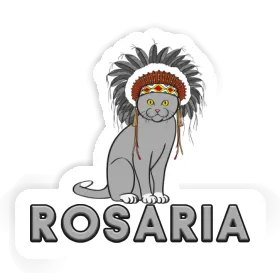 Autocollant Rosaria Chat indien Image