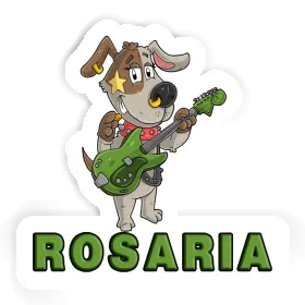 Rosaria Sticker Guitarist Image