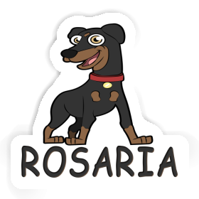 Rosaria Sticker German Pinscher Image