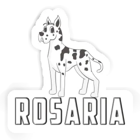 Great Dane Sticker Rosaria Image