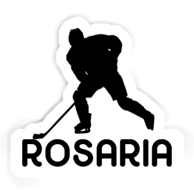 Sticker Rosaria Hockey Player Image