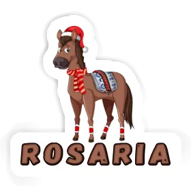 Rosaria Sticker Christmas Horse Image