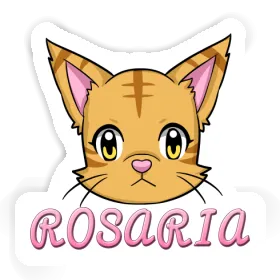 Tête de chat Autocollant Rosaria Image