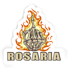 Aufkleber Mittelfinger Rosaria Image