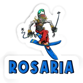 Skier Sticker Rosaria Image