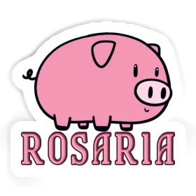 Aufkleber Rosaria Schwein Image