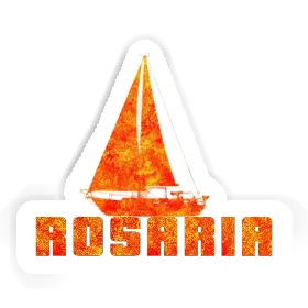 Sticker Rosaria Sailboat Image