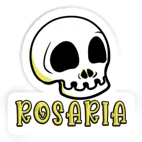 Aufkleber Totenkopf Rosaria Image