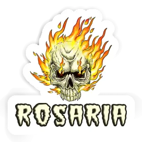 Sticker Totenkopf Rosaria Image