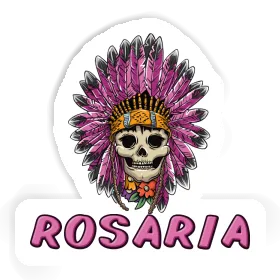 Sticker Frauen Totenkopf Rosaria Image