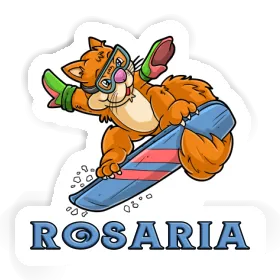 Autocollant Snowboardeuse Rosaria Image