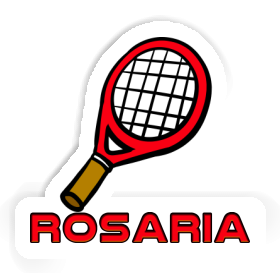 Aufkleber Rosaria Tennisschläger Image