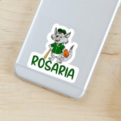 Sticker Baseball Cat Rosaria Laptop Image