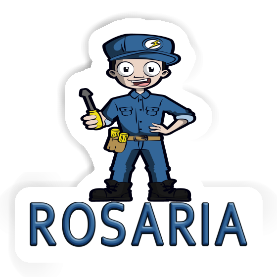 Électricien Autocollant Rosaria Électricien Autocollant Rosaria Image