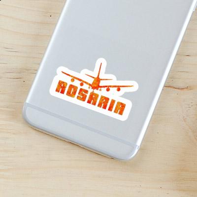 Flugzeug Sticker Rosaria Laptop Image