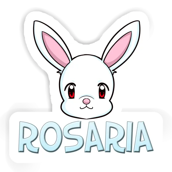 Lapin Autocollant Rosaria Image