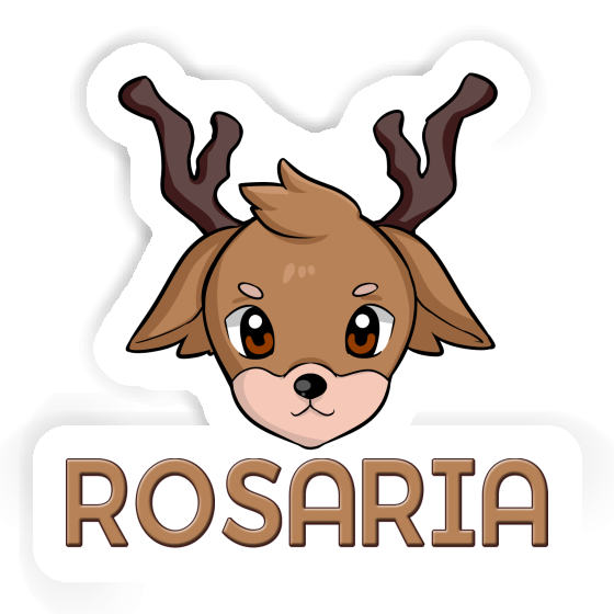 Rosaria Sticker Hirschkopf Notebook Image