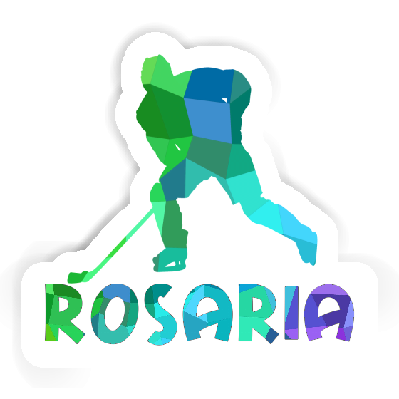 Rosaria Autocollant Joueur de hockey Rosaria Autocollant Joueur de hockey Image
