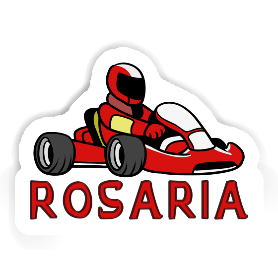Rosaria Autocollant Pilote de kart Rosaria Autocollant Pilote de kart Image