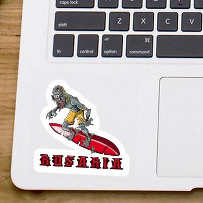 Wave Rider Sticker Rosaria Notebook Image
