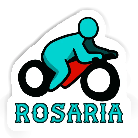 Rosaria Autocollant Motocycliste Laptop Image