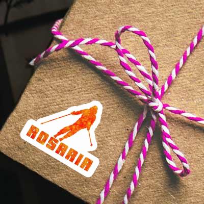 Rosaria Sticker Skifahrerin Laptop Rosaria Sticker Skifahrerin Laptop Image