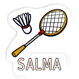 Salma Sticker Badmintonschläger Image
