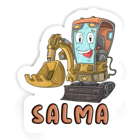 Aufkleber Salma Bagger Image