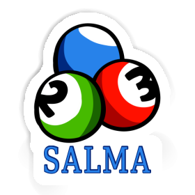 Salma Aufkleber Billardkugel Image