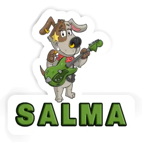 Salma Aufkleber Gitarrist Image