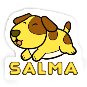 Chien Autocollant Salma Image