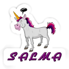 Einhorn Aufkleber Salma Image