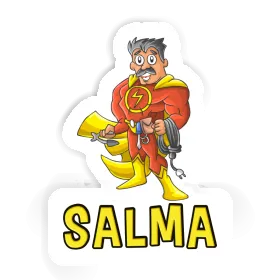 Salma Aufkleber Elektriker Image