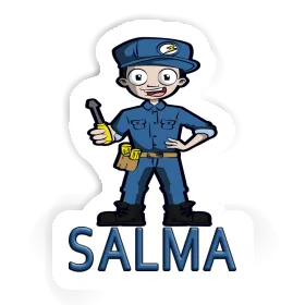 Autocollant Électricien Salma Image