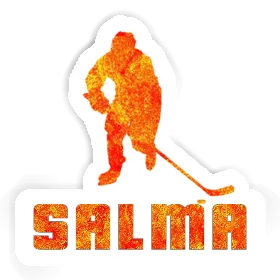 Autocollant Joueur de hockey Salma Image