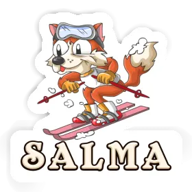 Salma Aufkleber Skifahrer Image