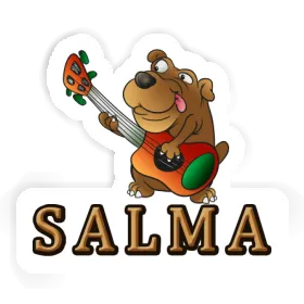 Sticker Gitarrenhund Salma Image