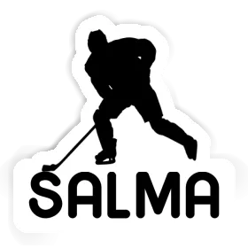 Autocollant Joueur de hockey Salma Image