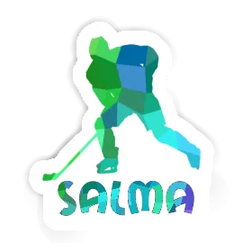 Autocollant Salma Joueur de hockey Image
