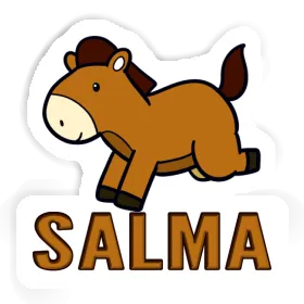 Autocollant Cheval Salma Image