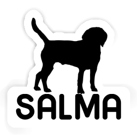Salma Autocollant Chien Image