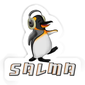 Salma Sticker Music Penguin Image