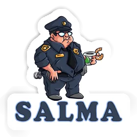 Aufkleber Salma Polizist Image