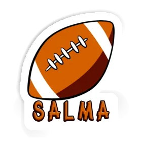 Sticker Salma Rugby Ball Image